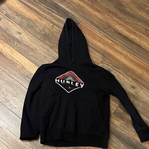 Hurley Black Pullover with Graphic Logo